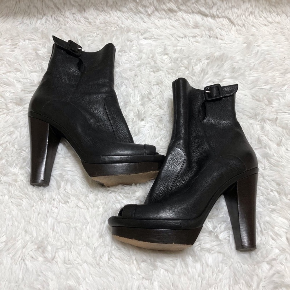 Sonia Rykiel Black Ankle Boots - Picture 7 of 10